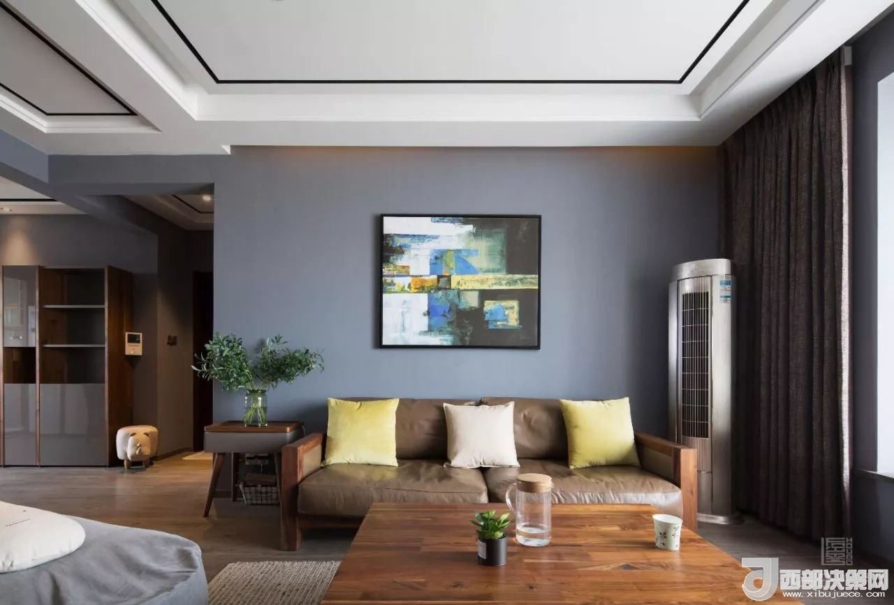 沙發(fā)背景墻選對(duì)裝飾畫，才能美了整個(gè)客廳空間！