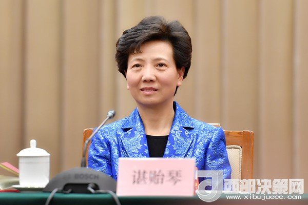 全國人大代表、貴州省委副書記、省長諶貽琴發(fā)言