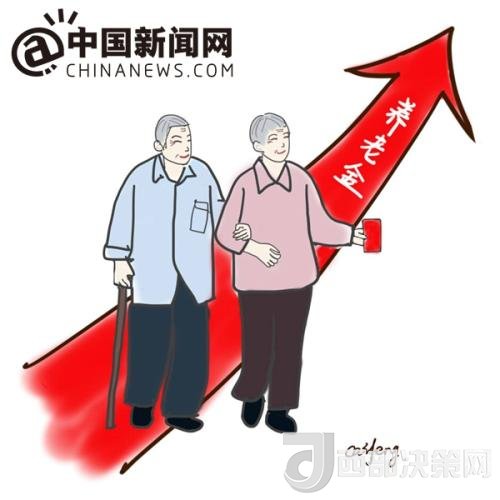 漫畫：養(yǎng)老金迎“14連漲”。 作者：王珊珊