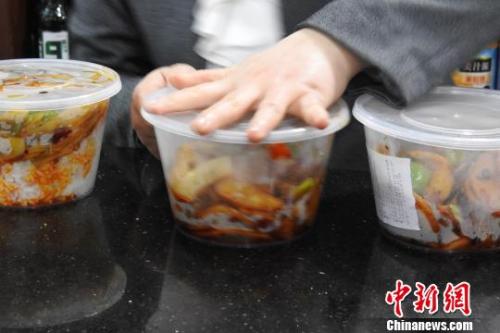 包裝外賣。受訪者供圖