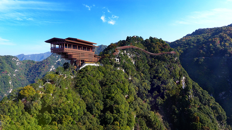 【云游渭南】待到春暖花開之時(shí)，我們相約草長(zhǎng)鶯飛的少華山！_fororder_龍首閣 (2)